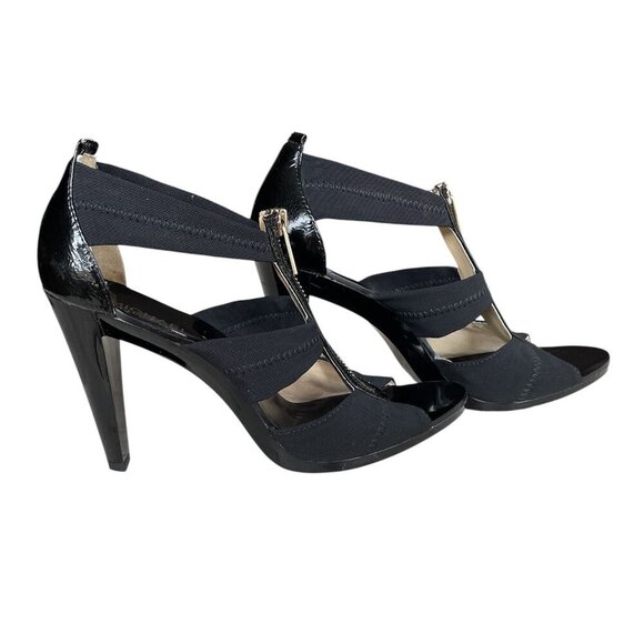 MICHAEL Michael Kors Berkley T-Strap 4" Heel, Size 9 - Picture 3 of 11